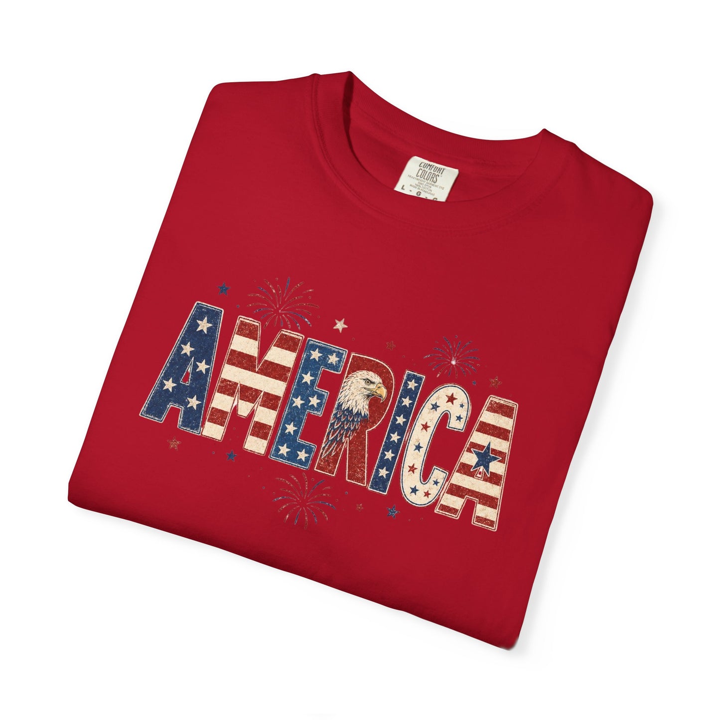 Patriotic America Flag T-shirt — 4th of July Tee