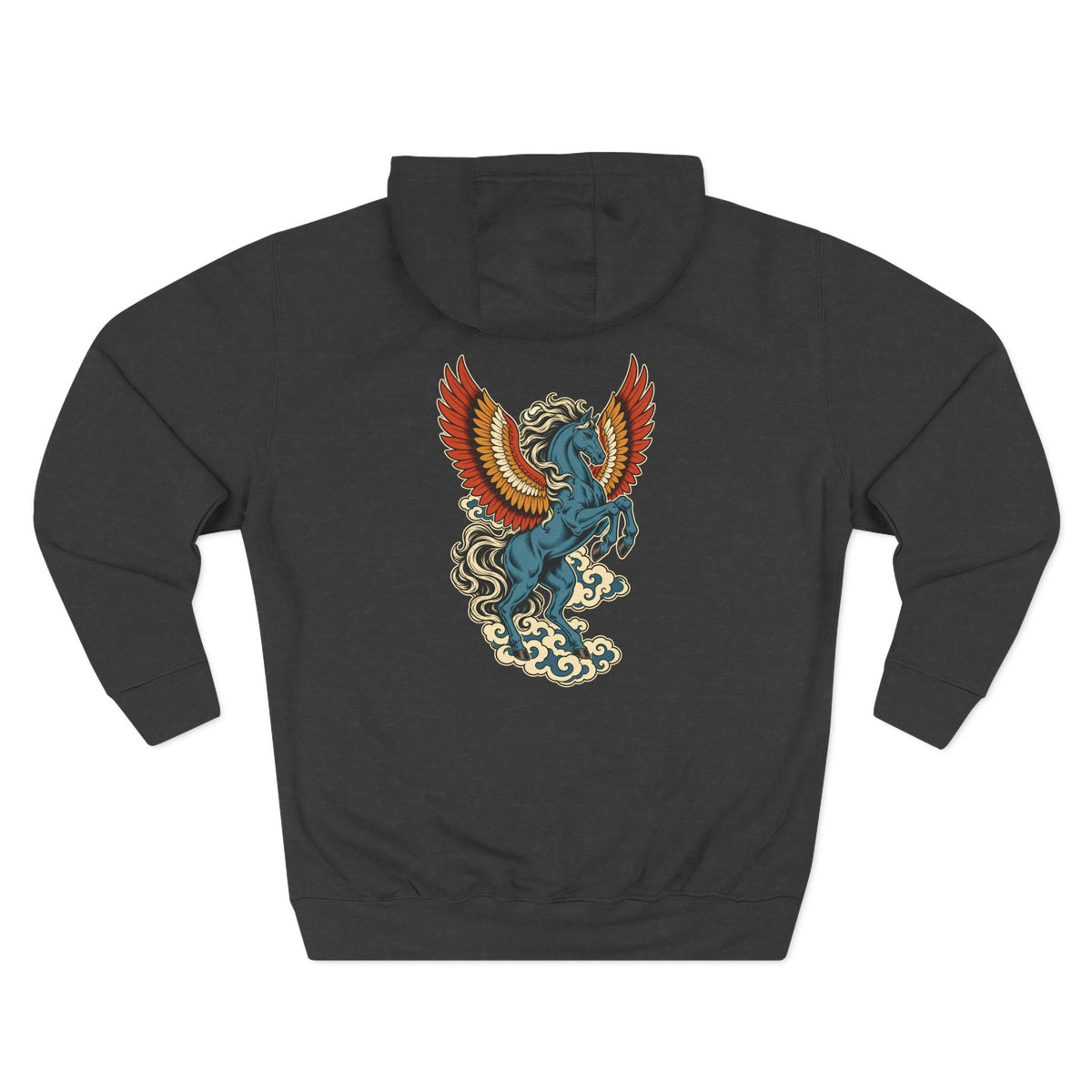 Pegasus Wings Hoodie — Mythical Winged Horse Graphic Hoodie