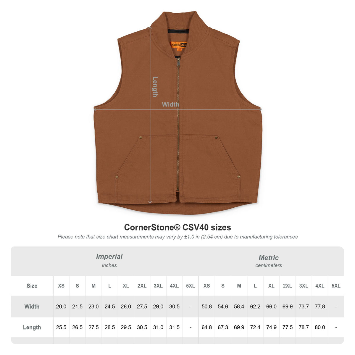 Embroidered Washed Duck Cloth Vest — Rugged Workwear Utility Vest
