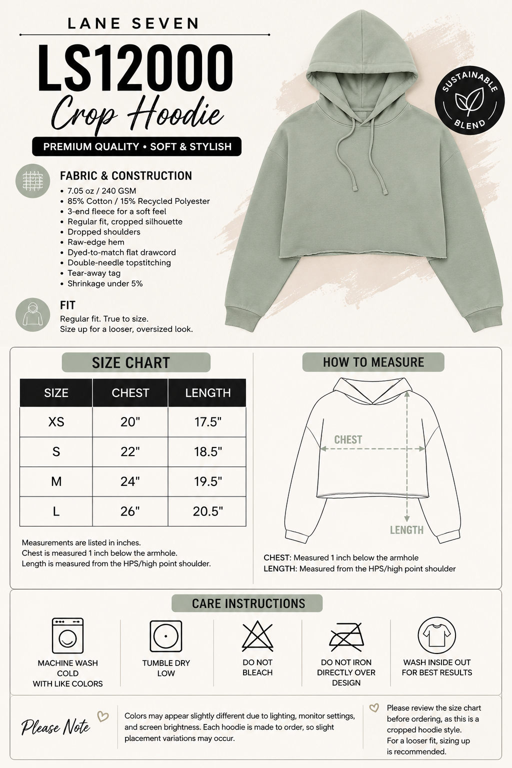 Desperado Faith-Inspired Crop Hoodie — Boho Cropped Sweatshirt