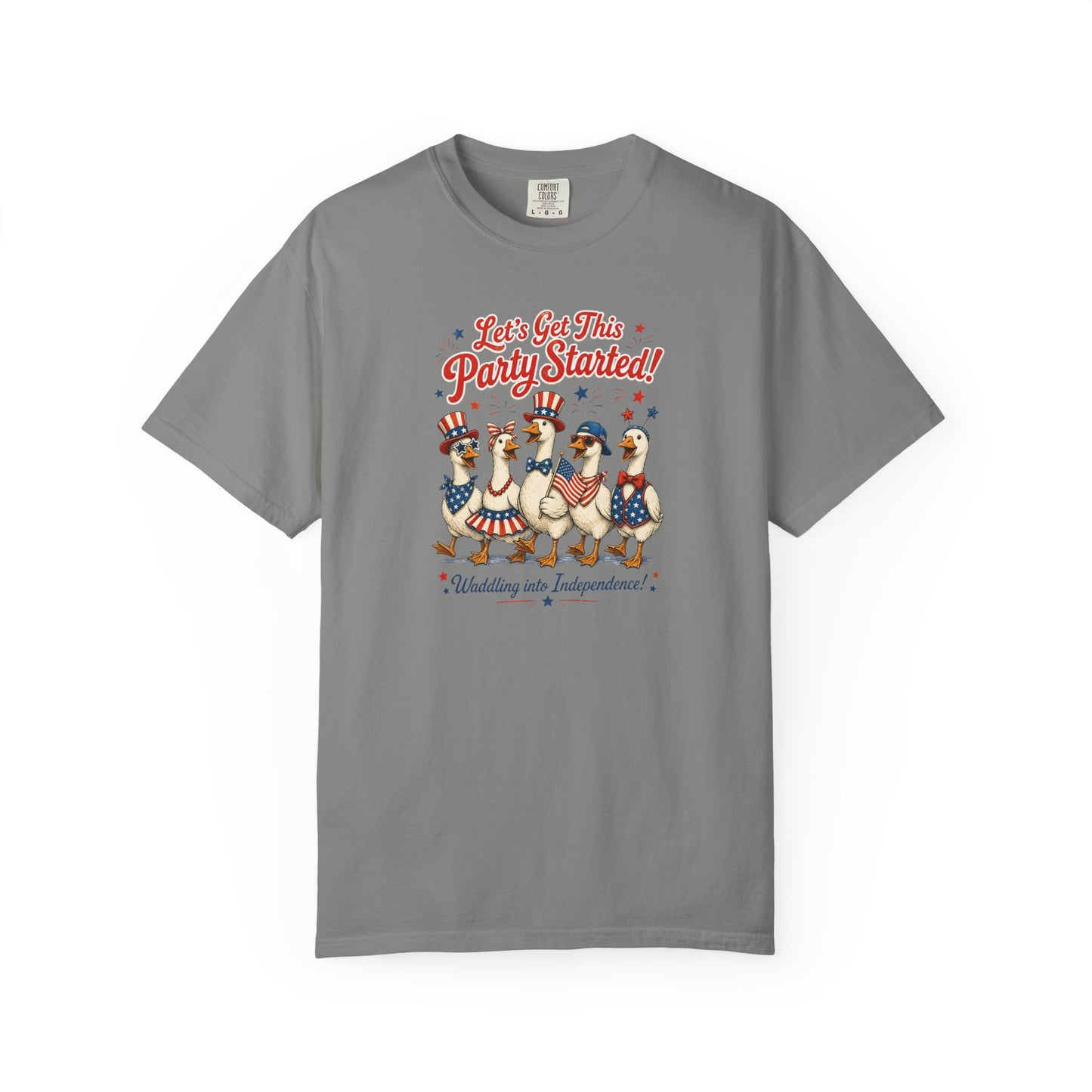 Let's Get This Party Started Ducks T-shirt | 4th of July Patriotic Tee