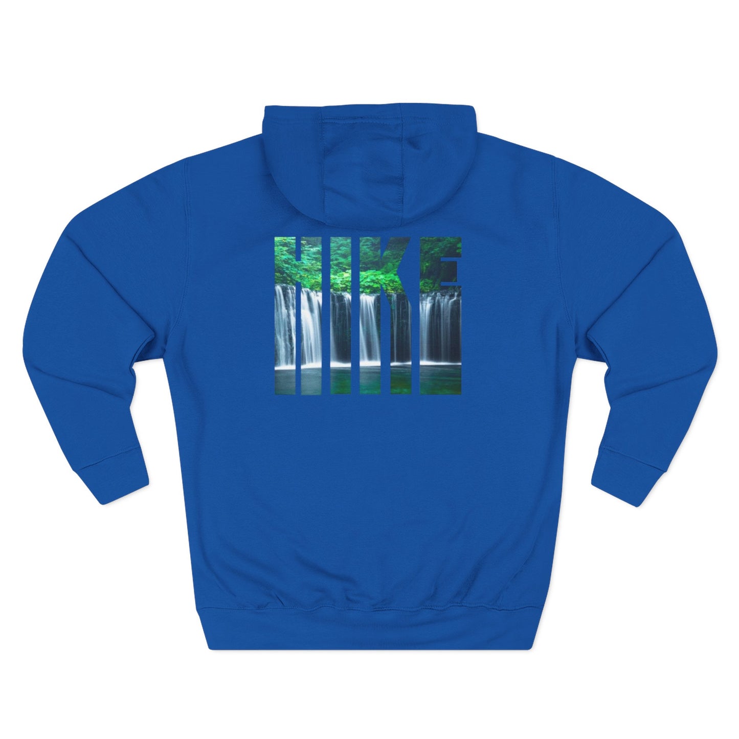Waterfall Hike Hoodie — Nature Lover Forest Graphic