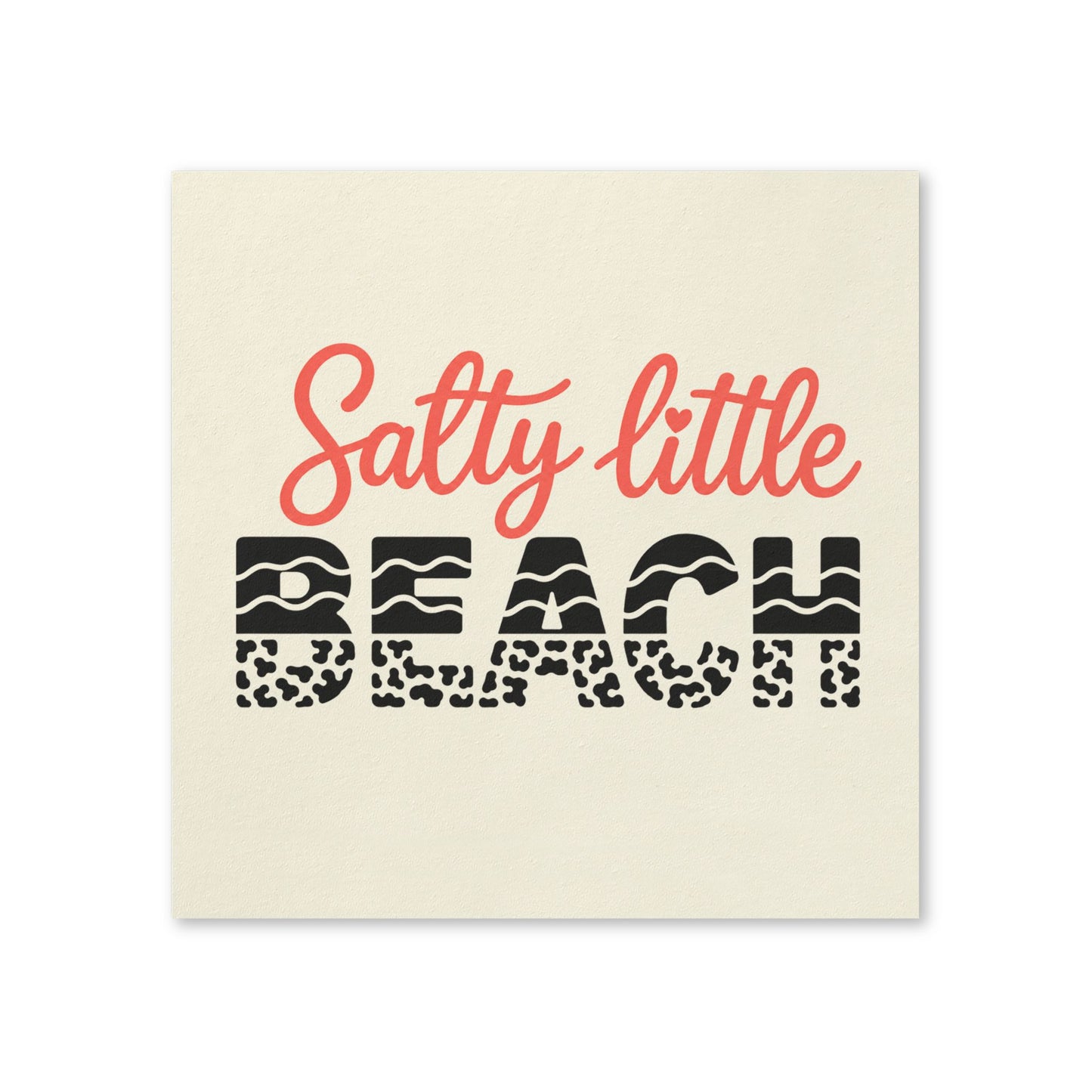 Salty Little Beach Napkins Napkins | Coastal Party Cocktail Napkins