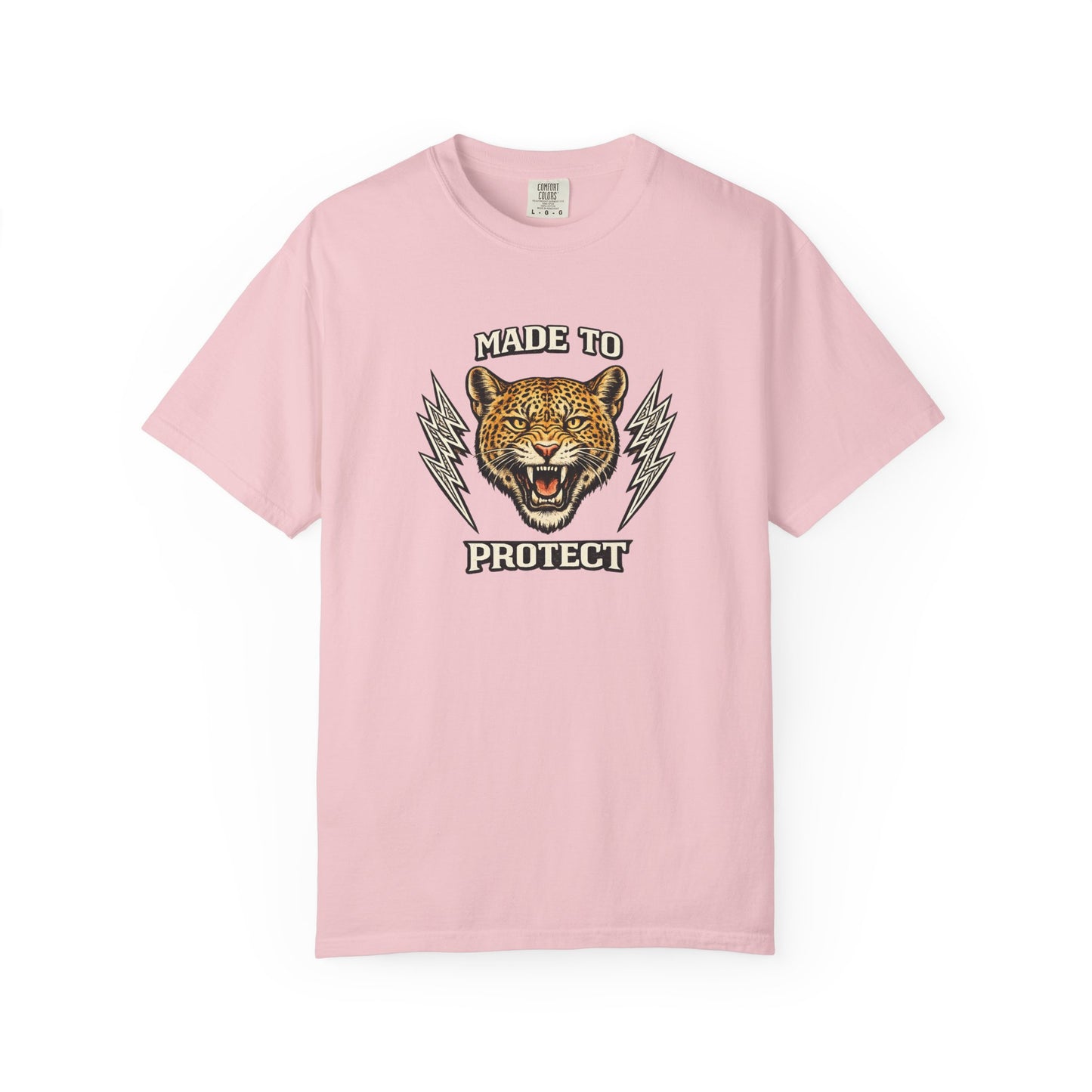 Made To Protect Jaguar Head Vintage Lightning T-Shirt