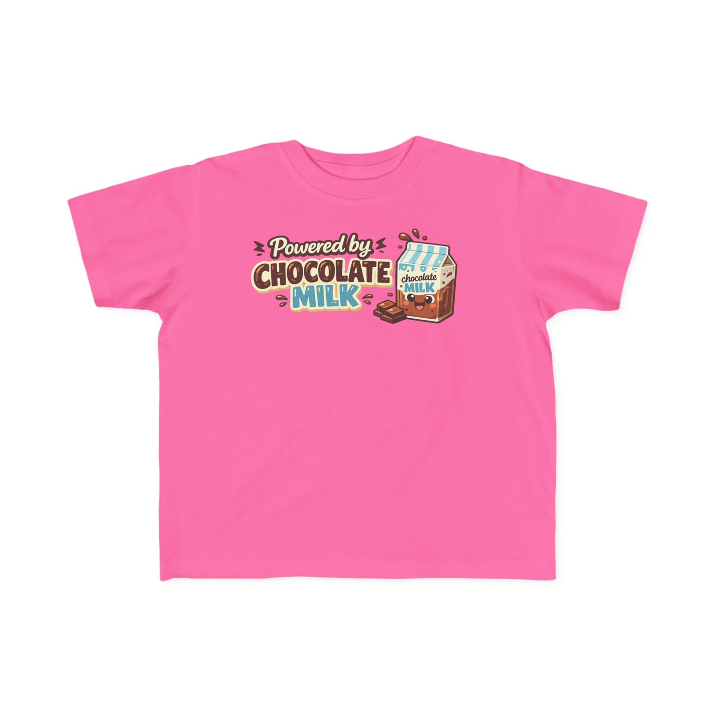Powered by Chocolate Milk Toddler Tee