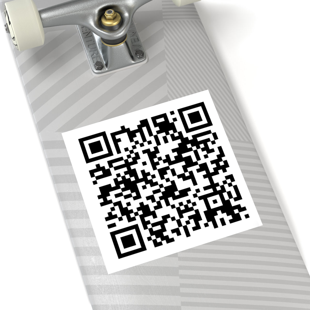 QR Code Square Sticker | Custom scannable label, Indoor Outdoor vinyl
