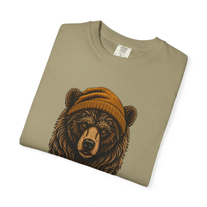 Outdoorsy Bear Camping Cabin Hiking Tee