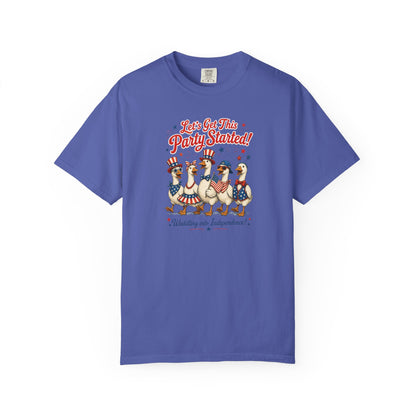 Let's Get This Party Started Ducks T-shirt | 4th of July Patriotic Tee