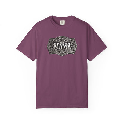 Western Belt Buckle Mama Comfort Colors T-shirt