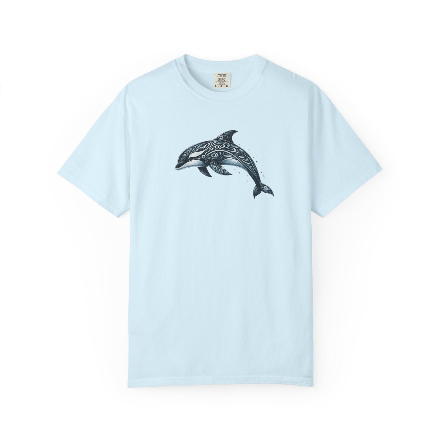 Tribal Orca Dolphin Nautical Whale Art T-shirt
