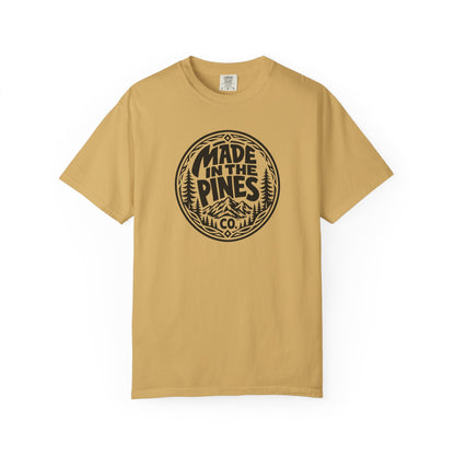 Made in the Pines T-shirt | Badge, Pine Forest Design