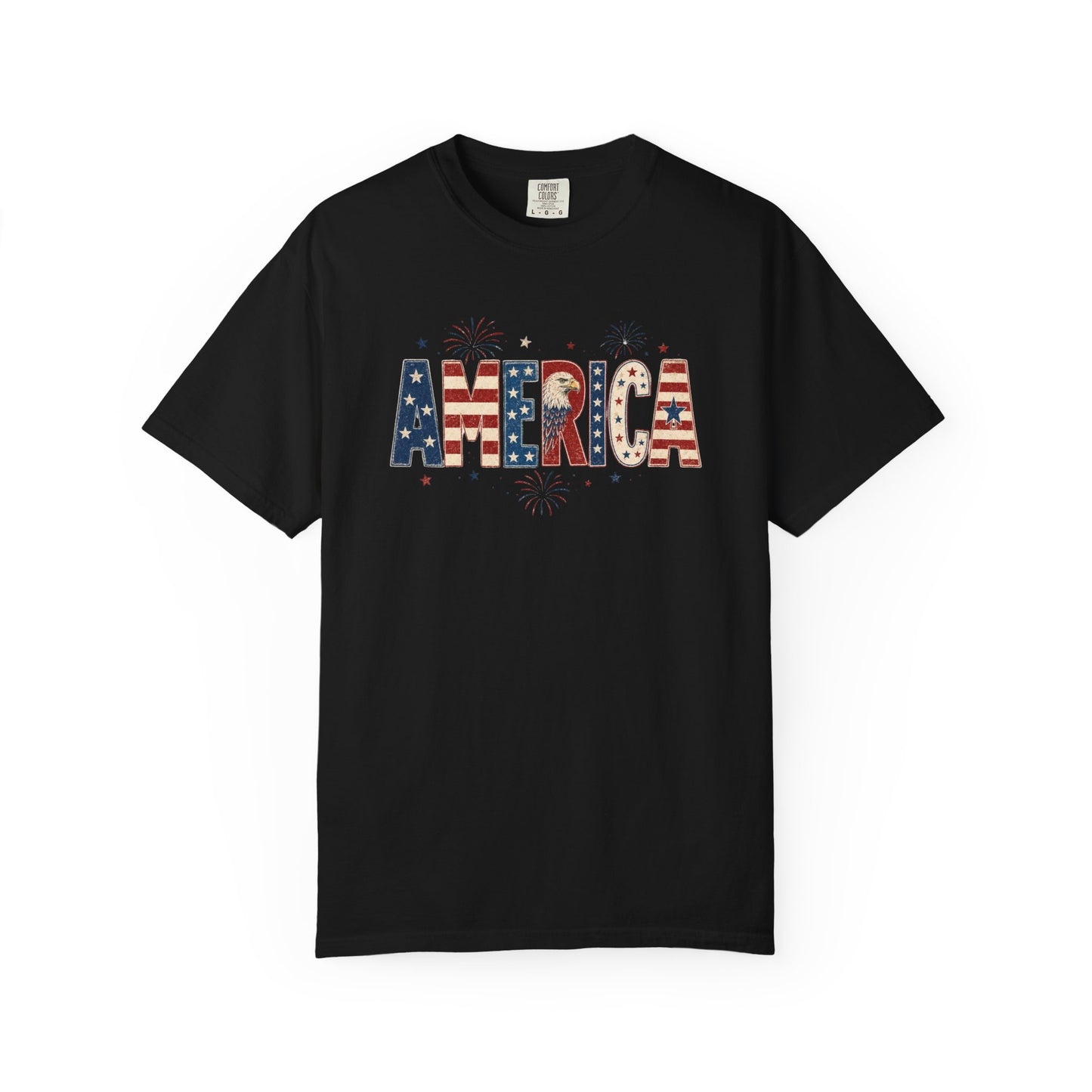 Patriotic America Flag T-shirt — 4th of July Tee