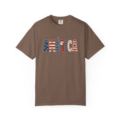 Patriotic America Flag T-shirt — 4th of July Tee