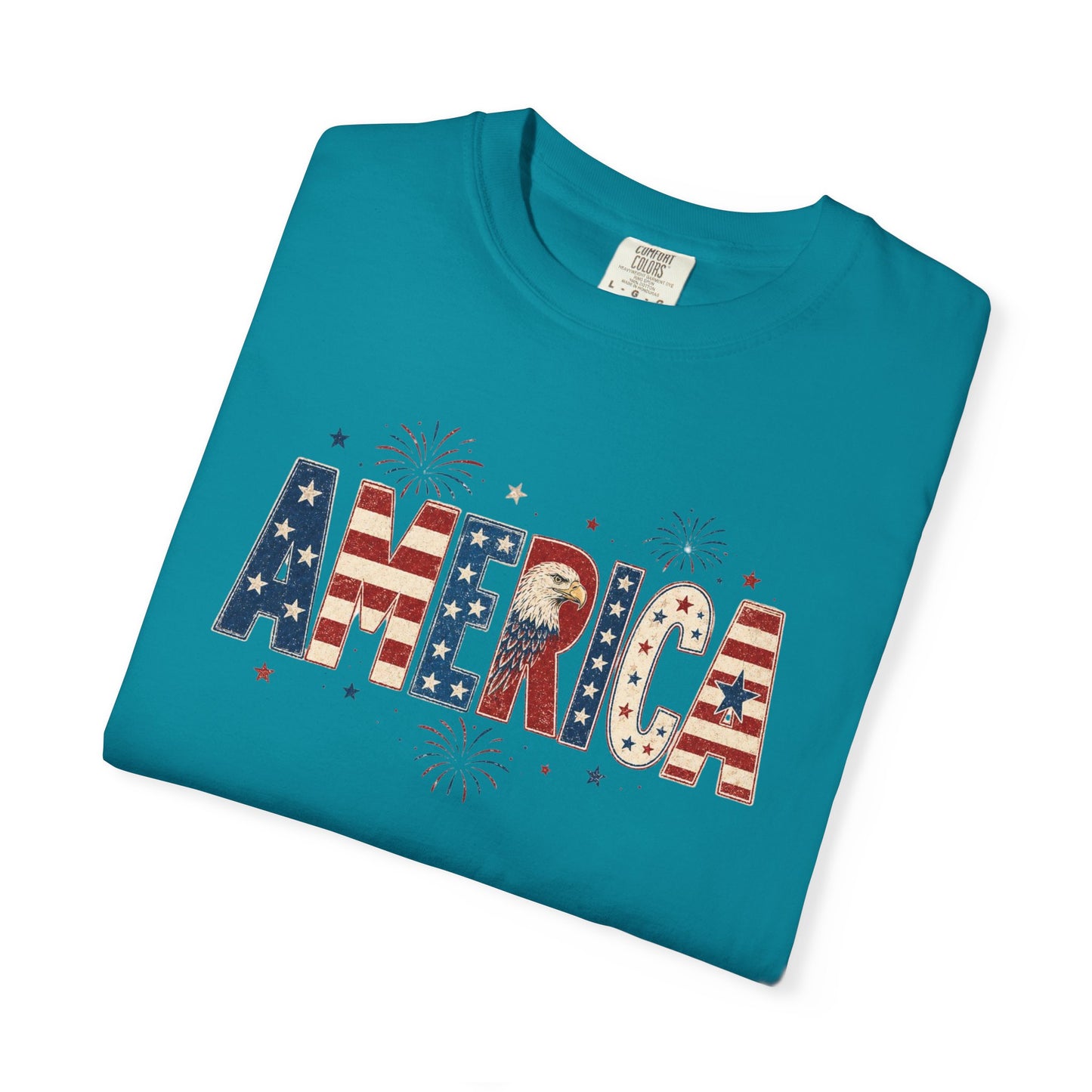 Patriotic America Flag T-shirt — 4th of July Tee