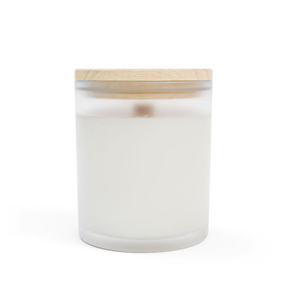Seattle Raccoon Candle — 'Jimothy' Frosted Glass 11oz Scented Candle