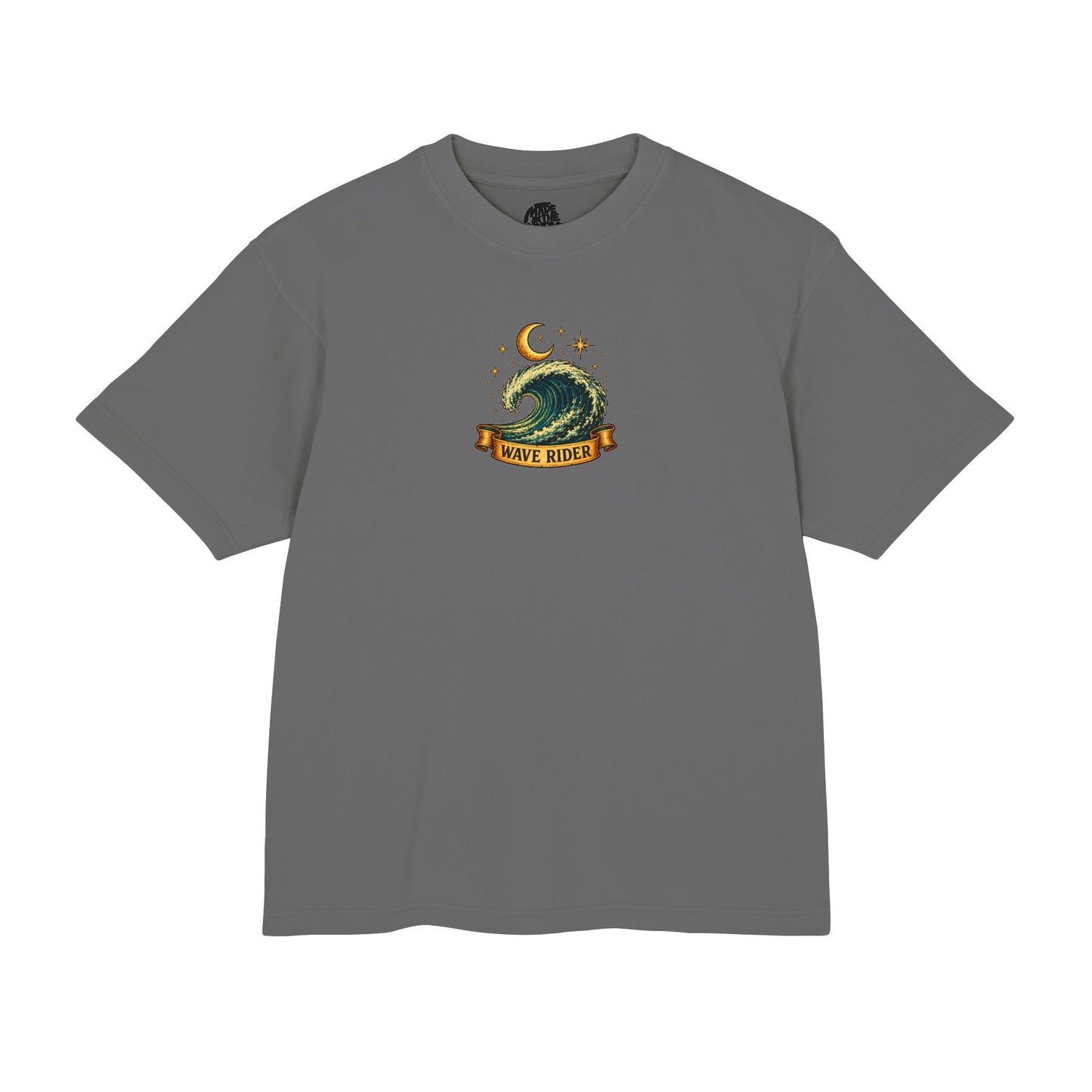 Wave Rider Surf Skeleton Tee — Retro Night Surf Graphic T-Shirt