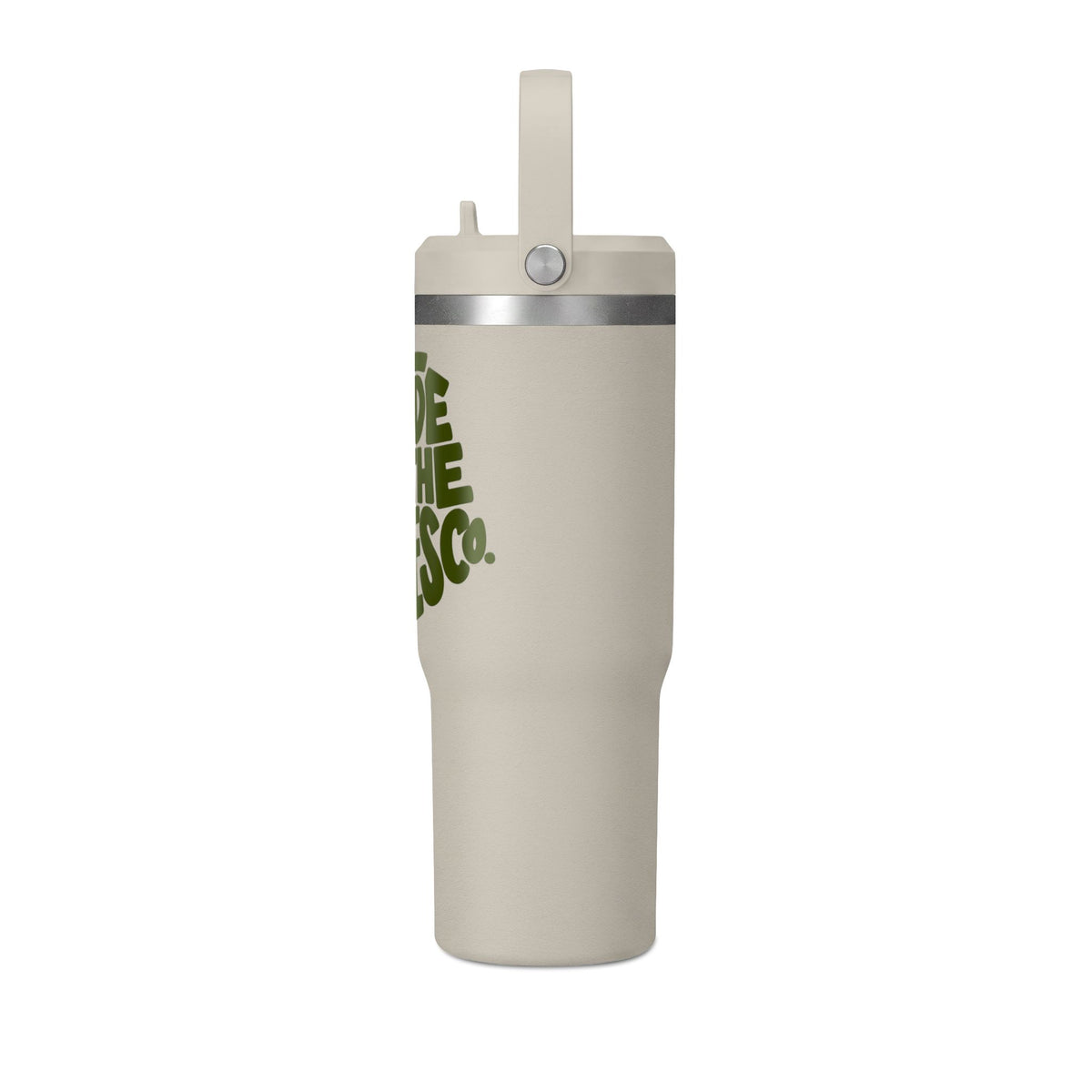 32oz Nomad Tumbler — "Made in the Pines" Green Logo Travel Mug