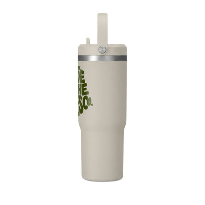 32oz Nomad Tumbler — "Made in the Pines" Green Logo Travel Mug