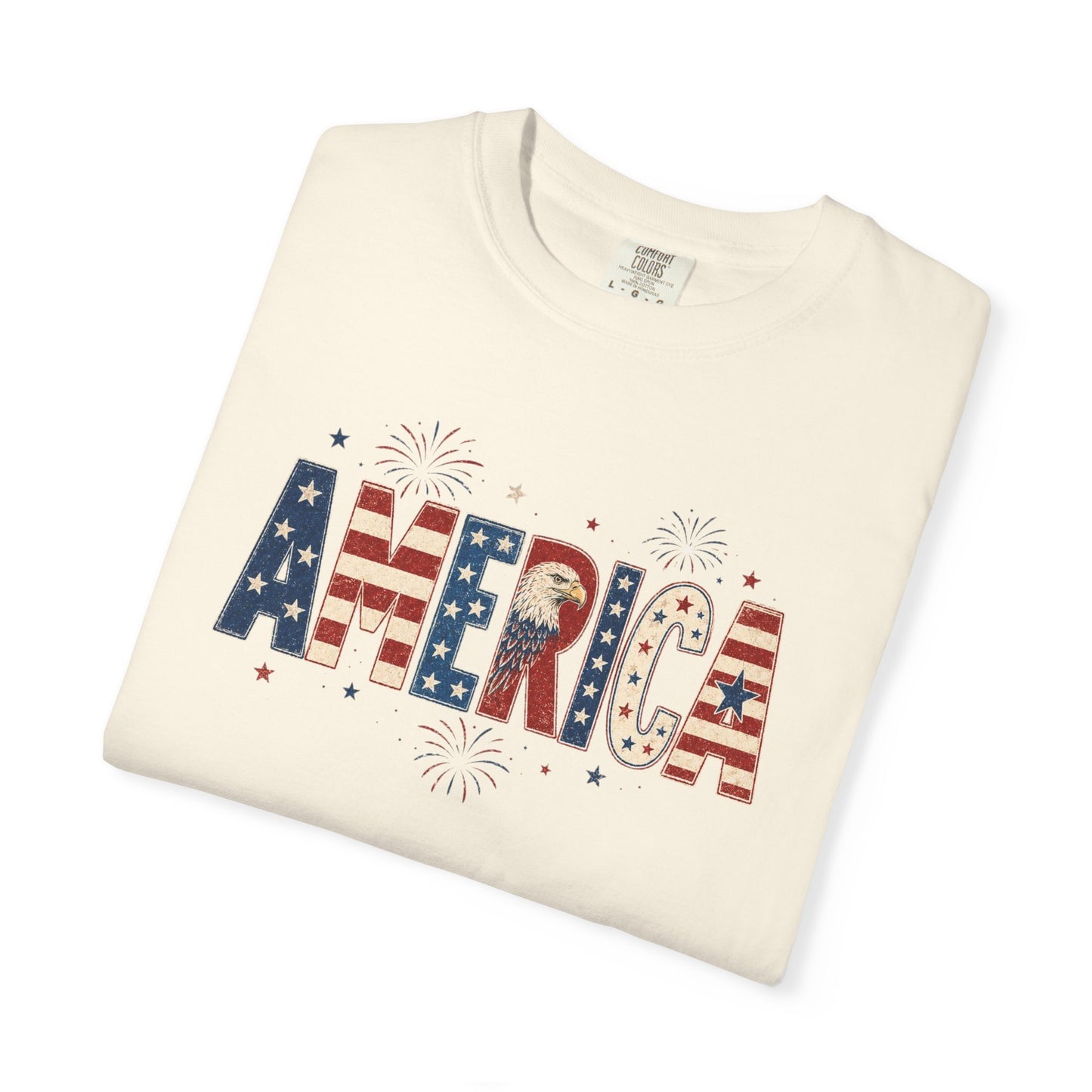 Patriotic America Flag T-shirt — 4th of July Tee