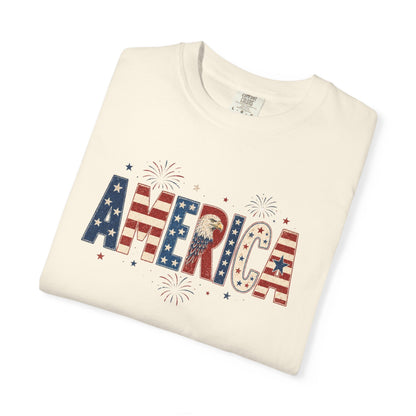 Patriotic America Flag T-shirt — 4th of July Tee