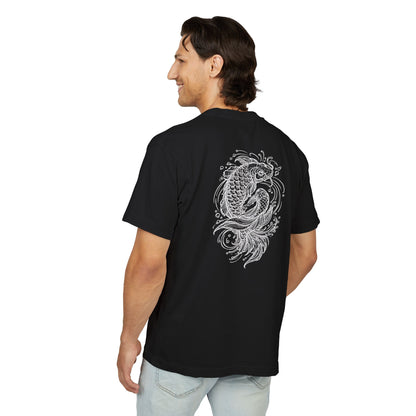 Minimal Japanese Kanji Koi Fish T-Shirt
