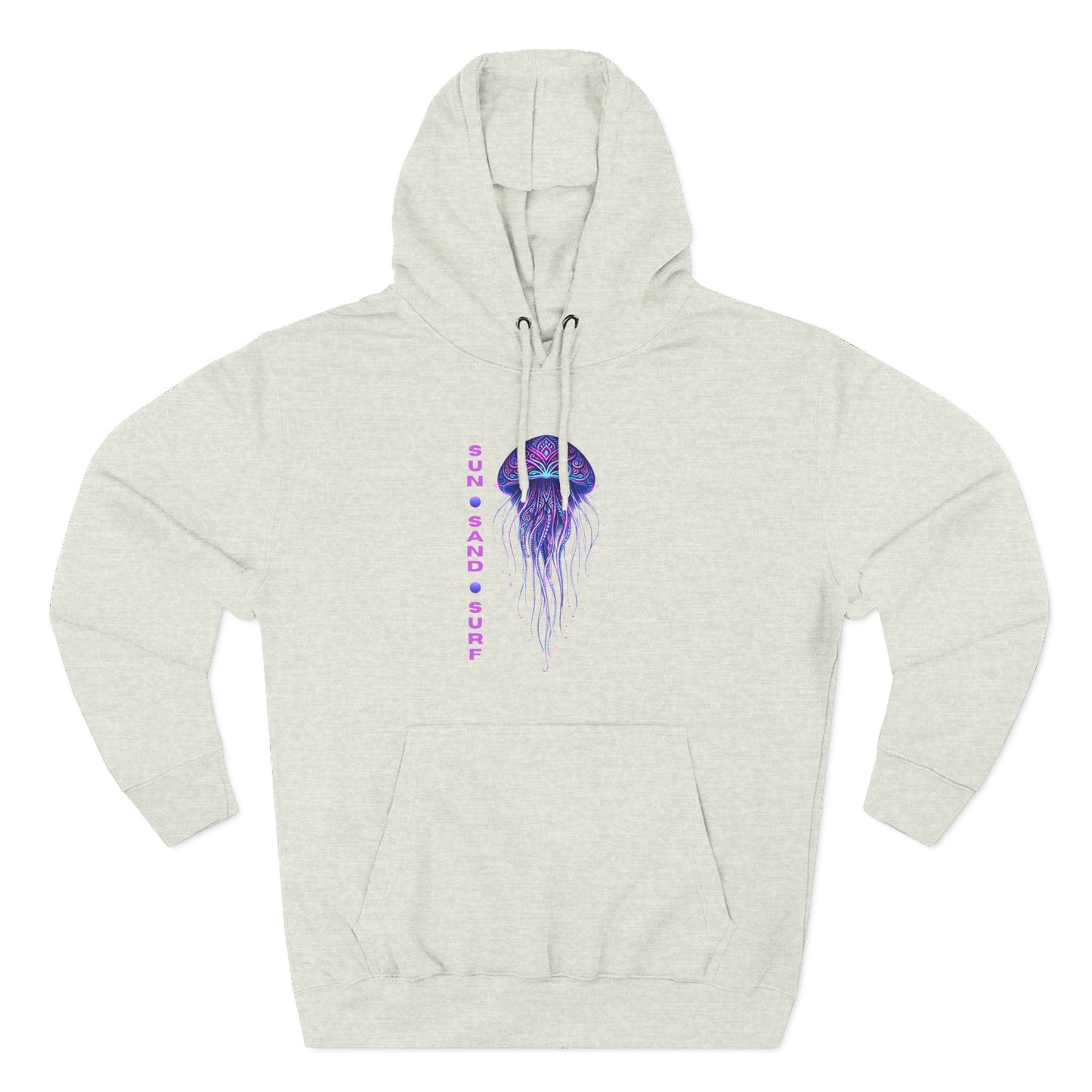 Jellyfish Sun, Sand, Surf Hoodie