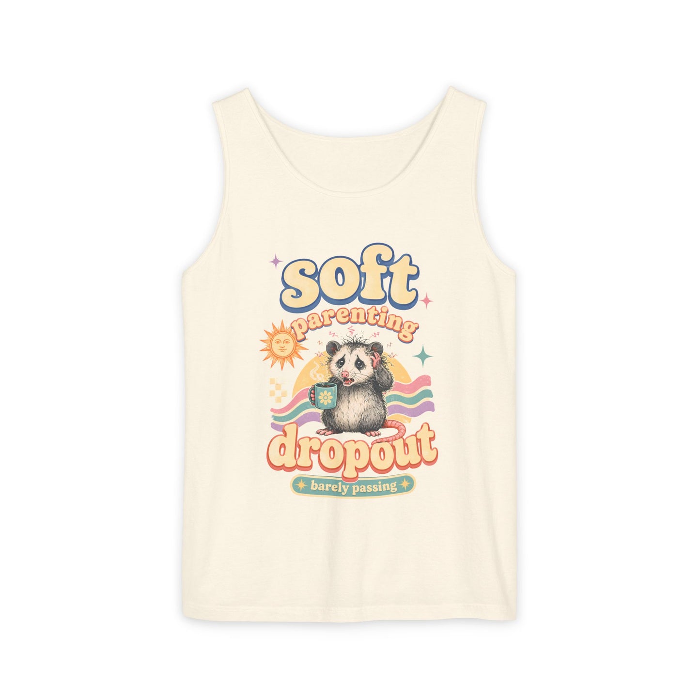 Soft Parenting Dropout Retro Possum Tank