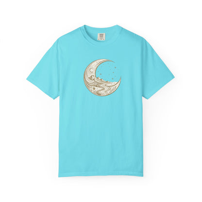 Moonwave Crescent Wave Ocean Moon T-shirt