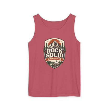 Rock Solid Adventures logo Tank Top