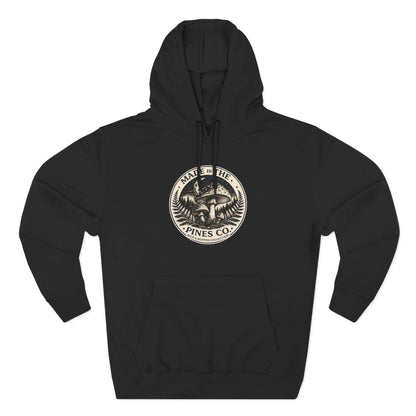 Pines Co Mushroom Hoodie — PNW Forest Mushroom Sweatshirt
