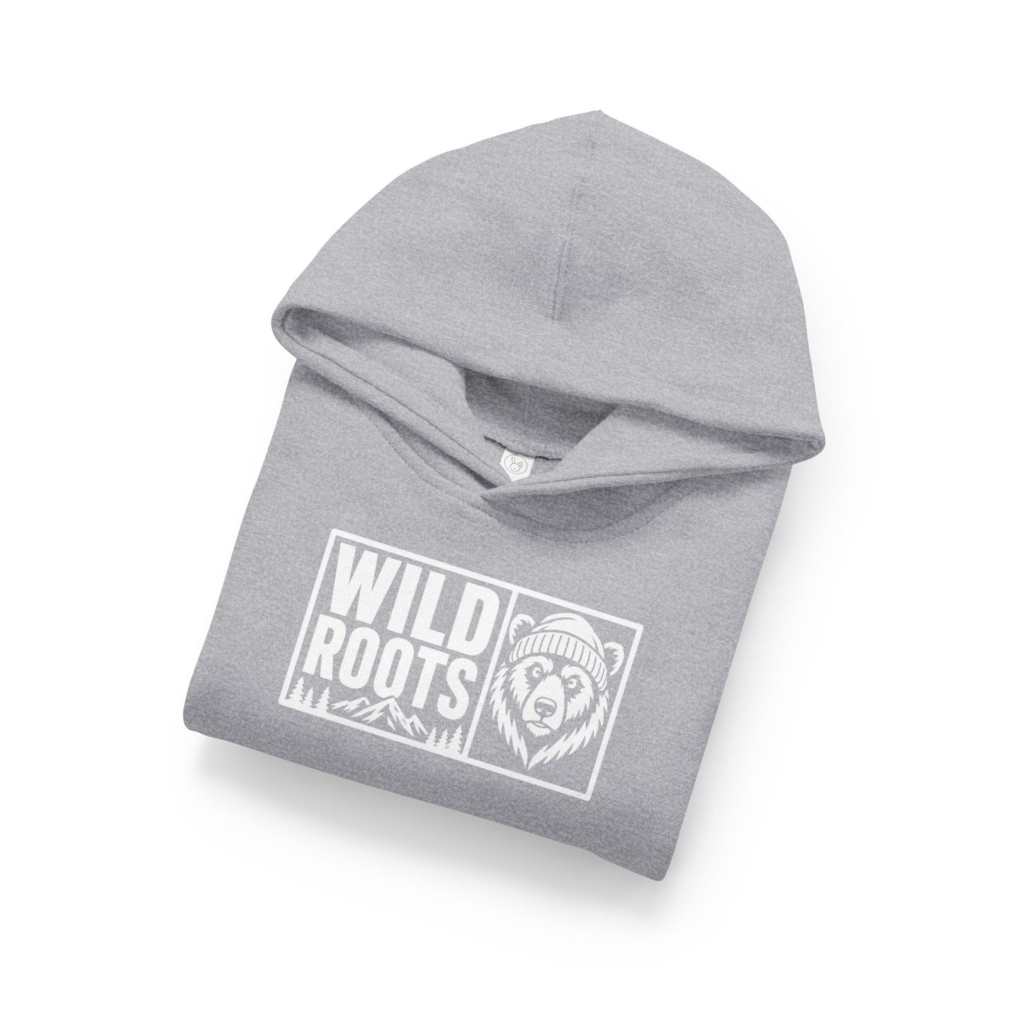 Wild Roots Bear Toddler Hoodie — Kids Pullover Fleece Hooded Sweatshirt