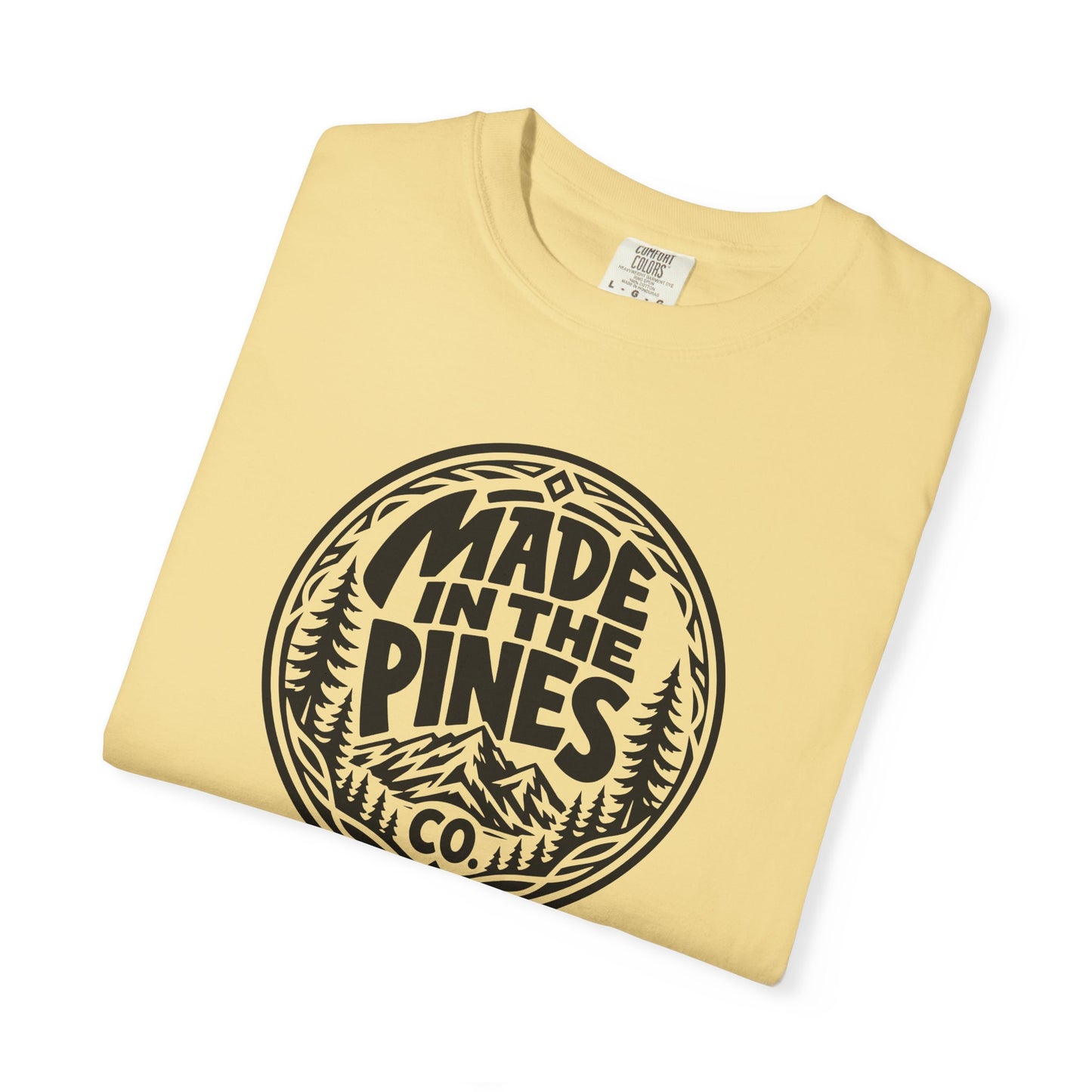 Made in the Pines T-shirt | Badge, Pine Forest Design