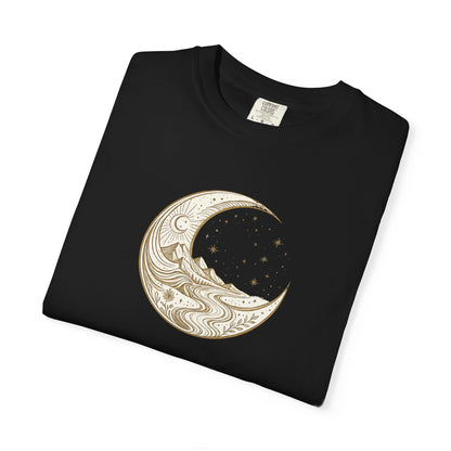 Moonwave Crescent Wave Ocean Moon T-shirt