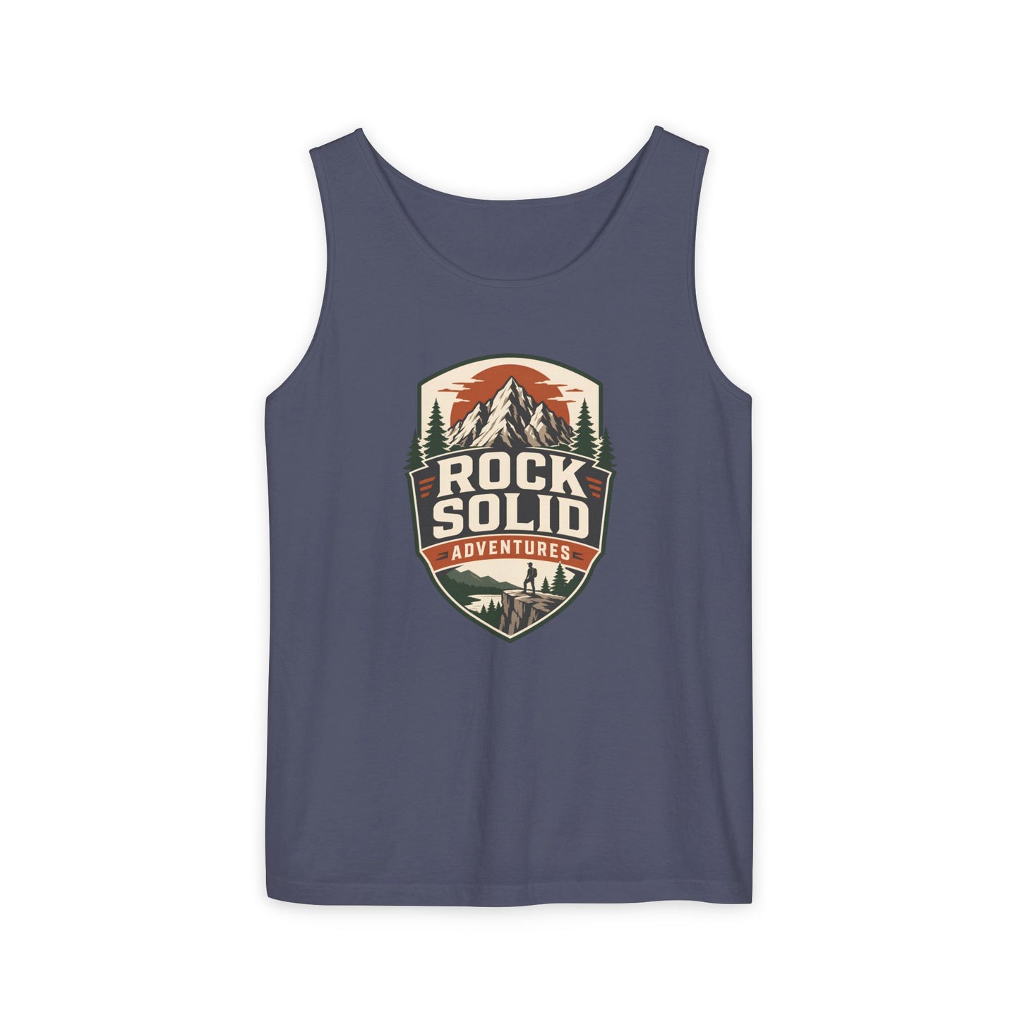 Rock Solid Adventures logo Tank Top