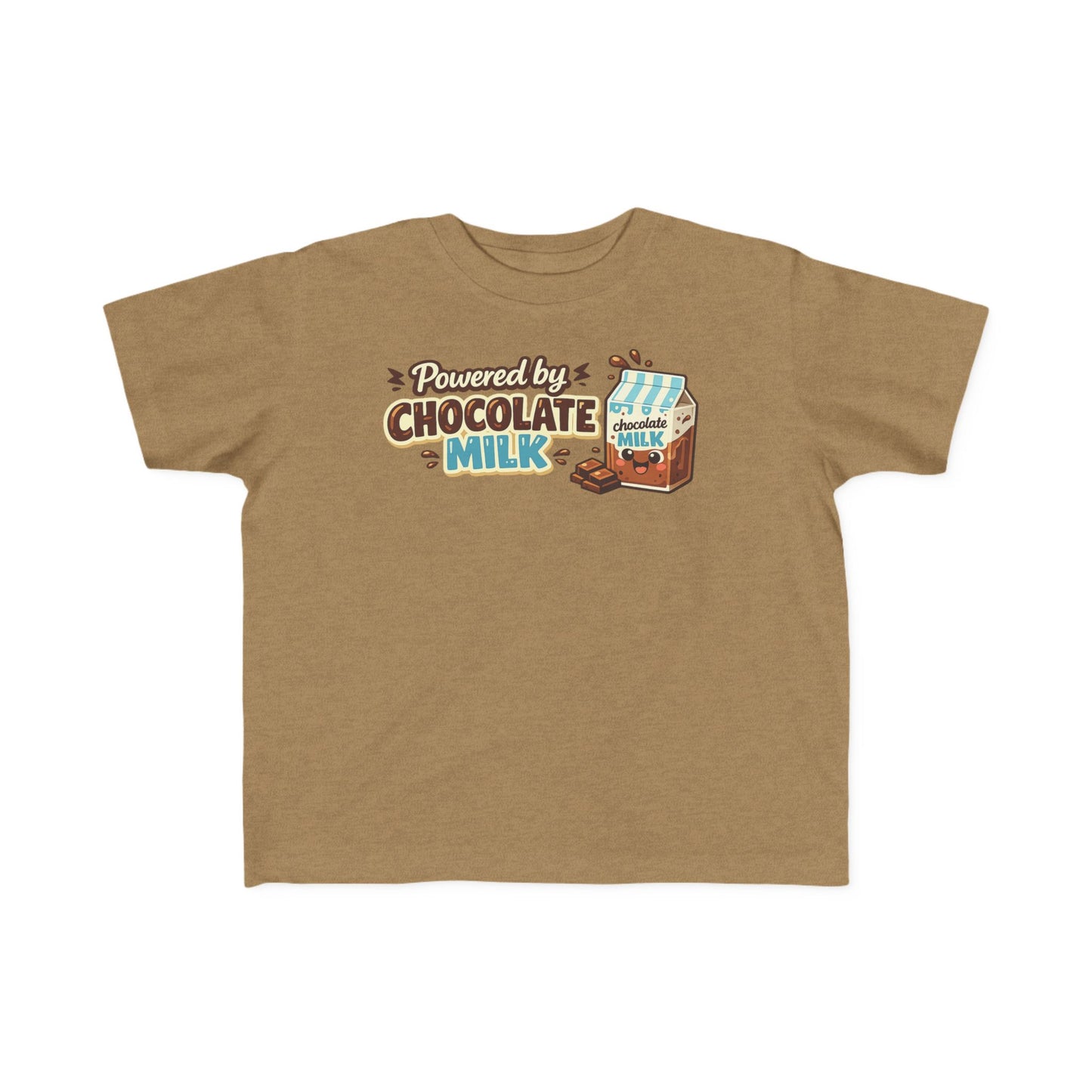 Powered by Chocolate Milk Toddler Tee