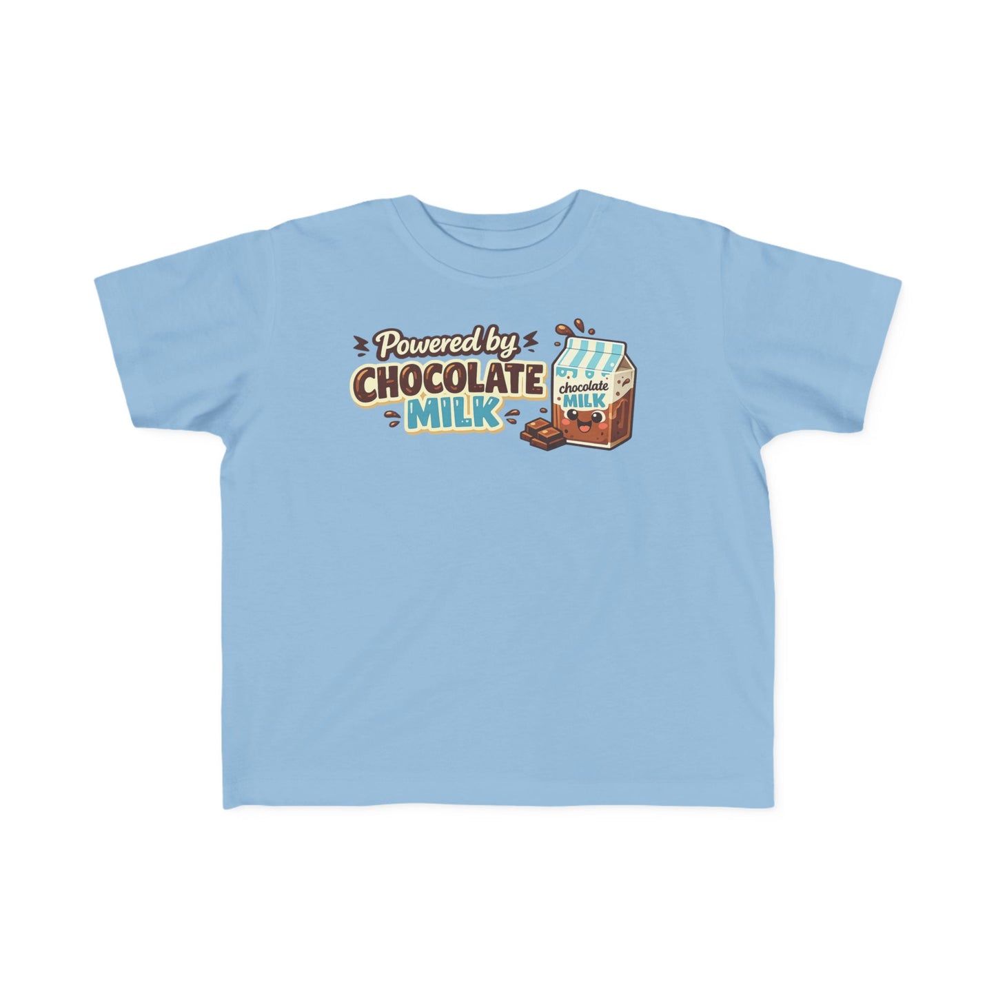 Powered by Chocolate Milk Toddler Tee