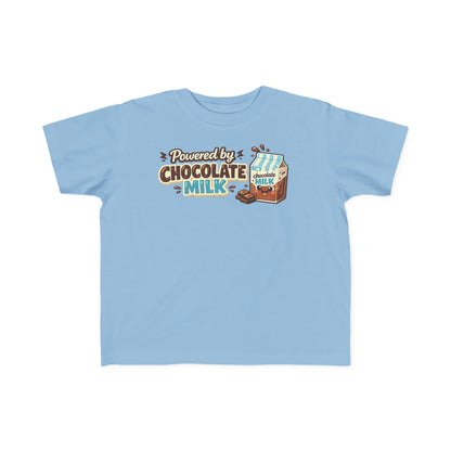 Powered by Chocolate Milk Toddler Tee