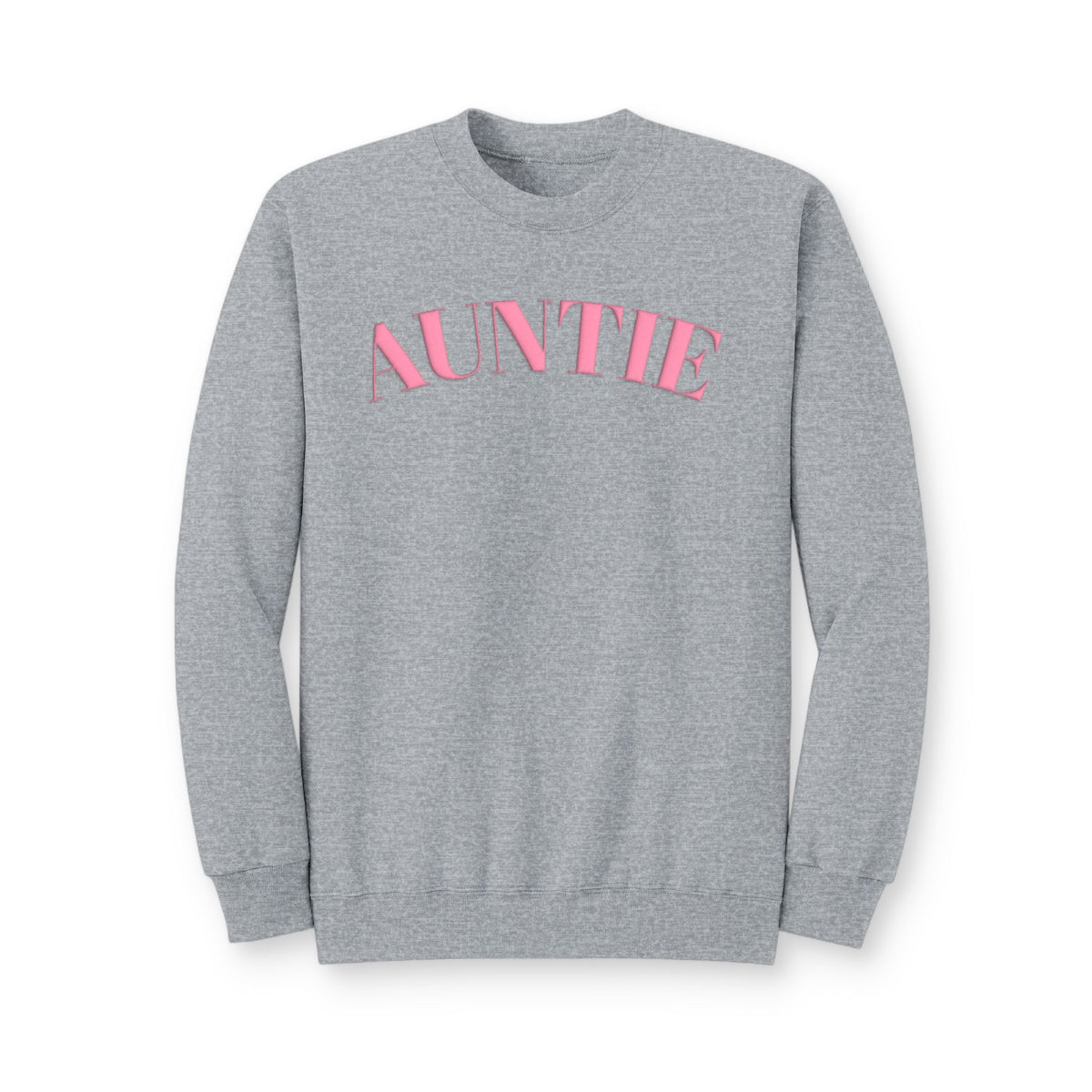 Auntie puff print Pink Arch Crewneck Sweatshirt
