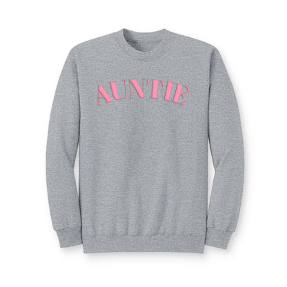 Auntie puff print Pink Arch Crewneck Sweatshirt