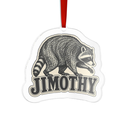Jimothy Acrylic Ornament –  Raccoon Design