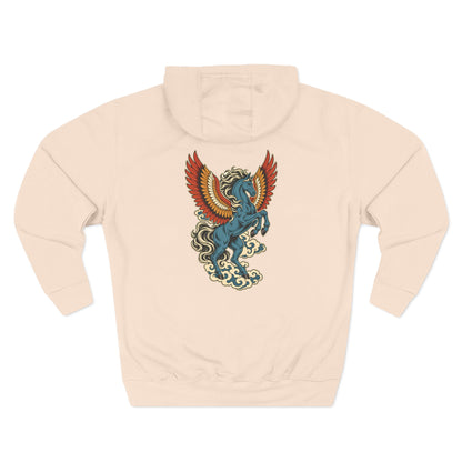 Pegasus Wings Hoodie — Mythical Winged Horse Graphic Hoodie