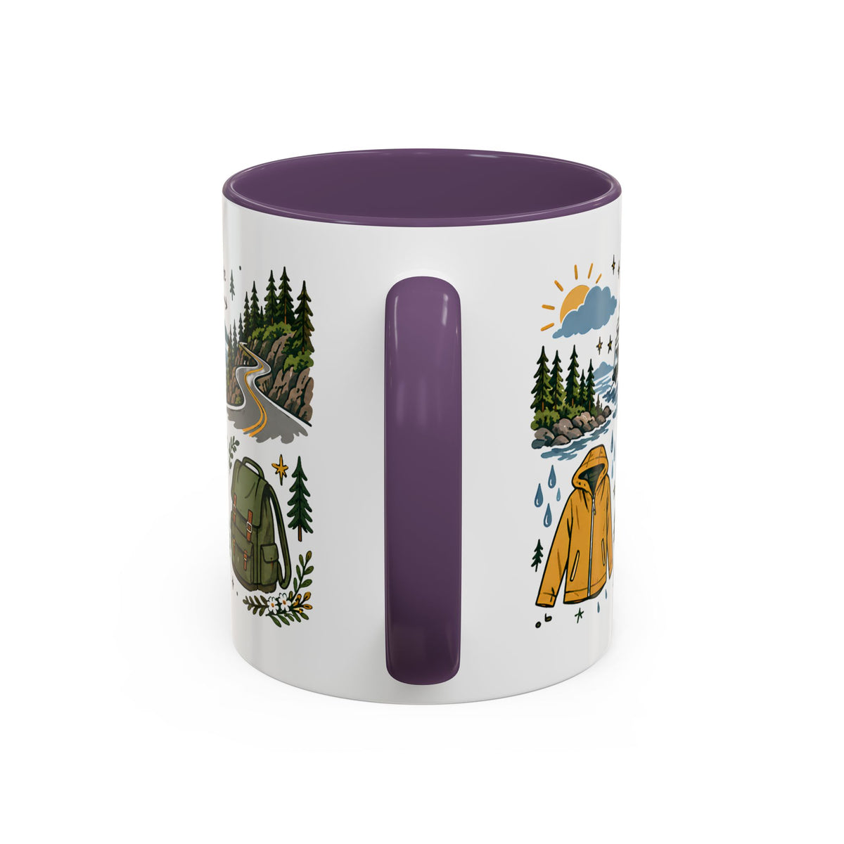 PNW Weekend Accent Coffee Mug — Pacific Northwest Adventure Travel Design (11/15 oz)
