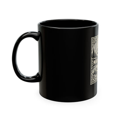 Made in the Pines Ceramic Mug – Rustic Mountain Coffee Cup