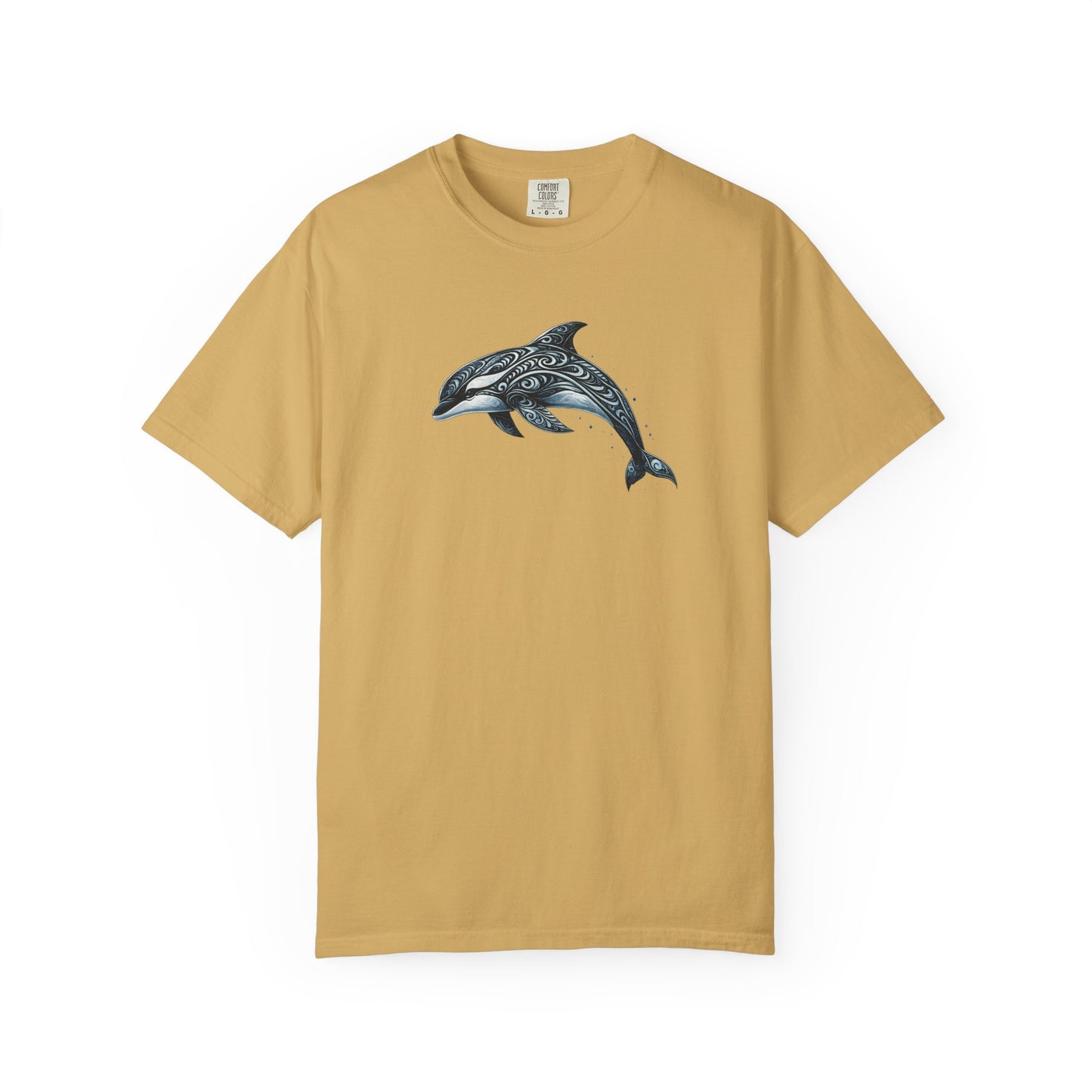Tribal Orca Dolphin Nautical Whale Art T-shirt