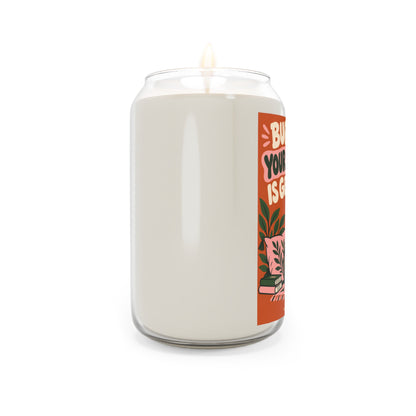 Soy Candle — "Burn This If Your Inside Voice Is Getting Loud" (13.75 oz)