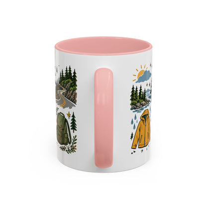 PNW Weekend Accent Coffee Mug — Pacific Northwest Adventure Travel Design (11/15 oz)