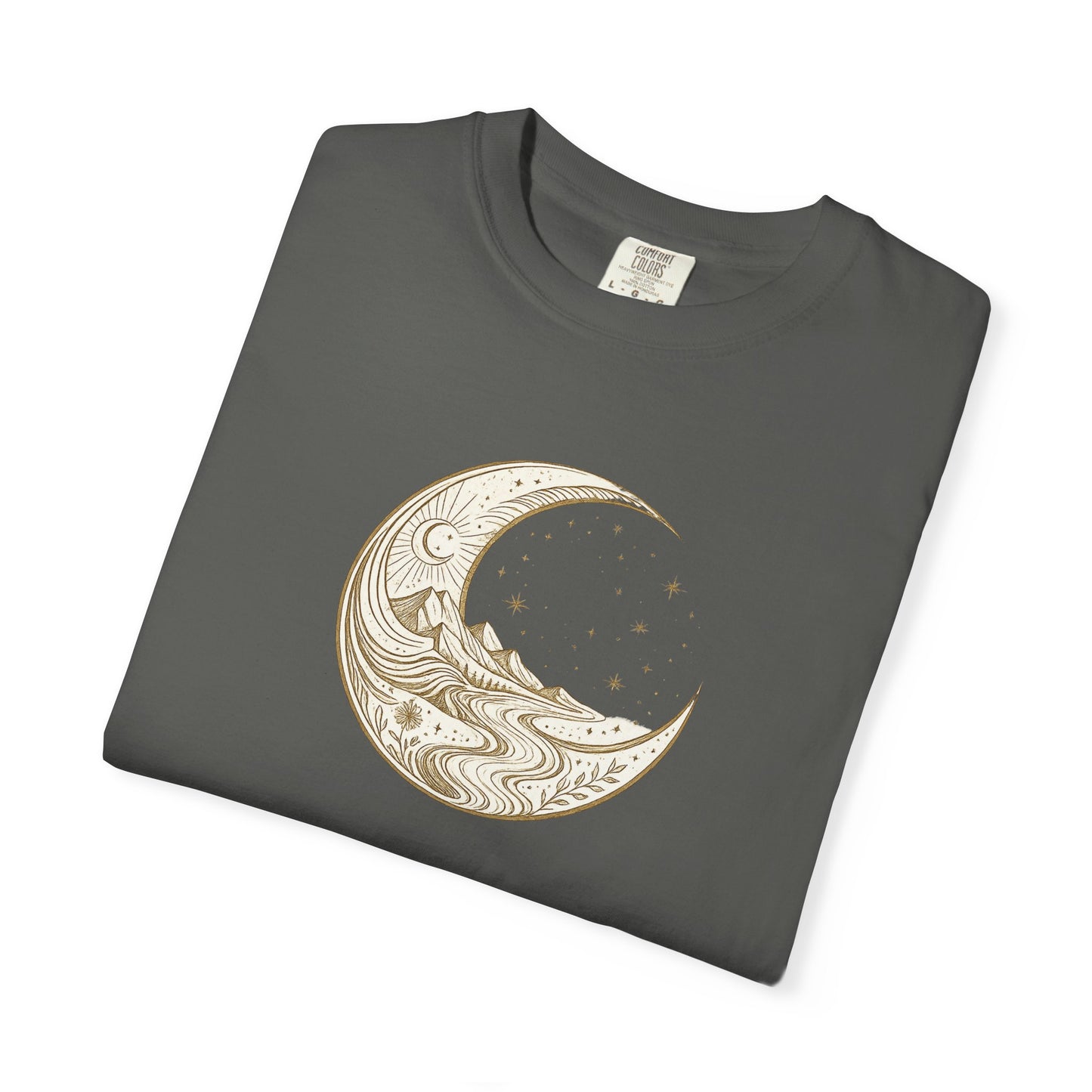 Moonwave Crescent Wave Ocean Moon T-shirt