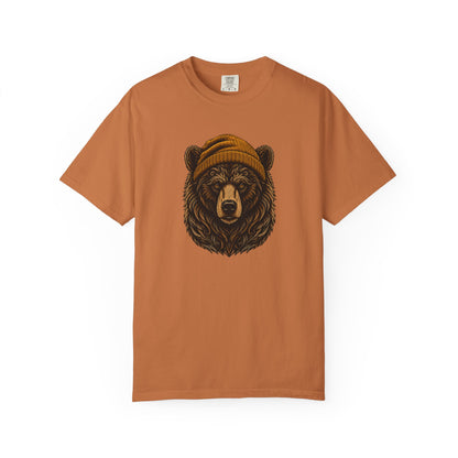 Outdoorsy Bear Camping Cabin Hiking Tee