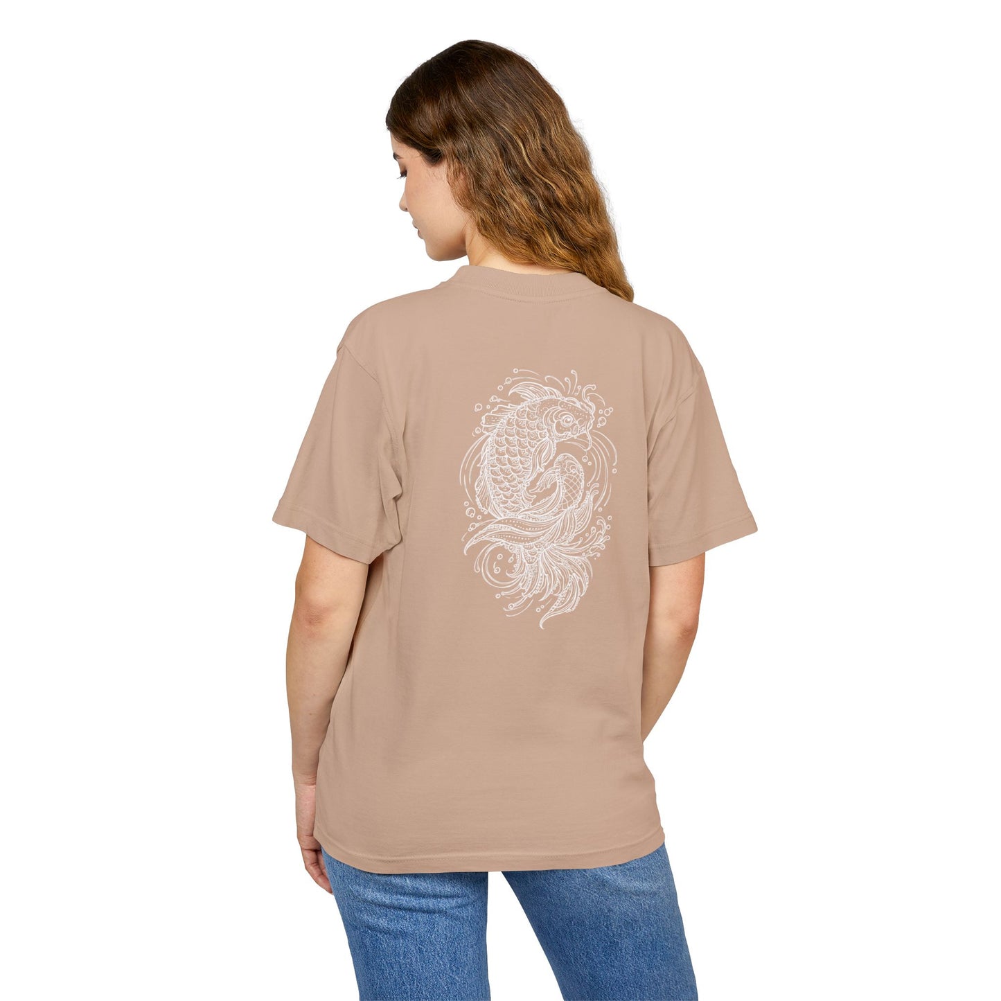 Minimal Japanese Kanji Koi Fish T-Shirt
