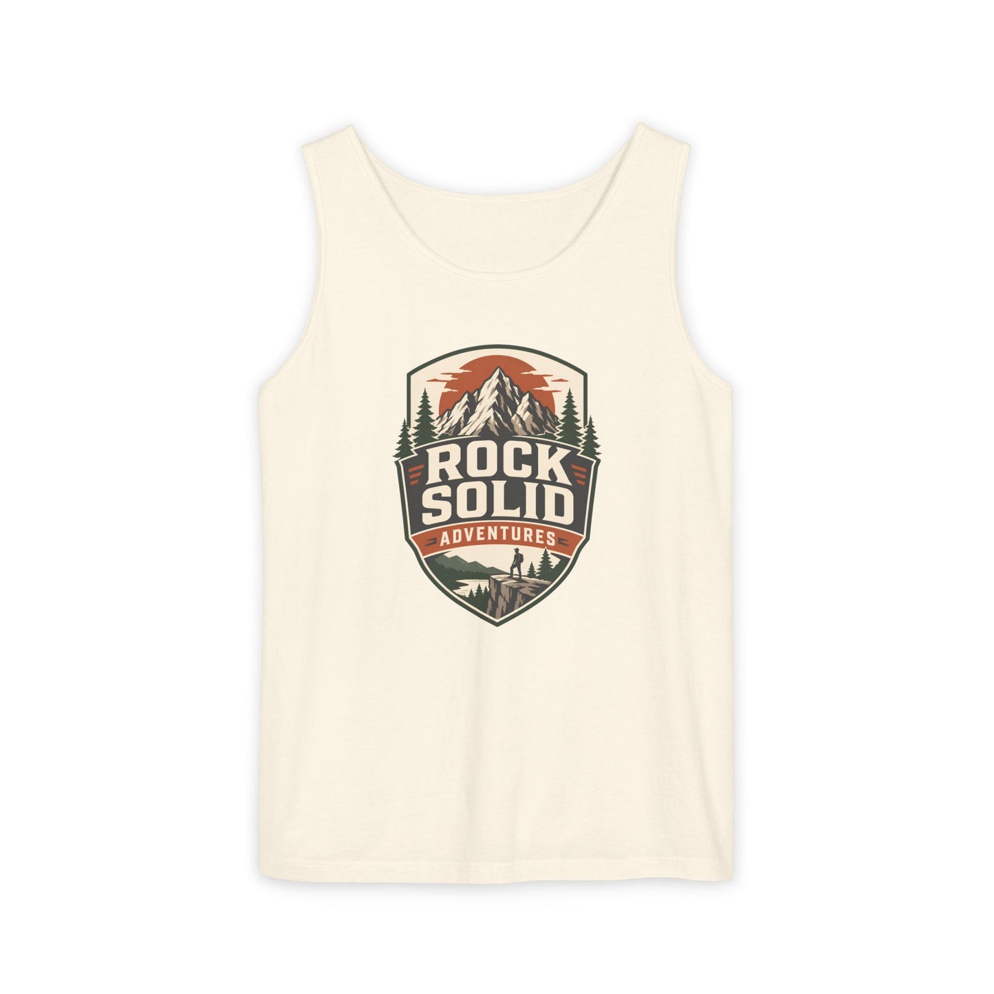 Rock Solid Adventures logo Tank Top